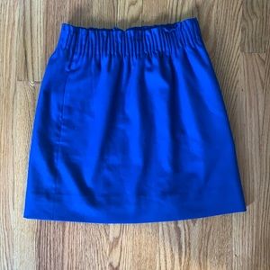 JCrew Royal Blue skirt with elastic waist!